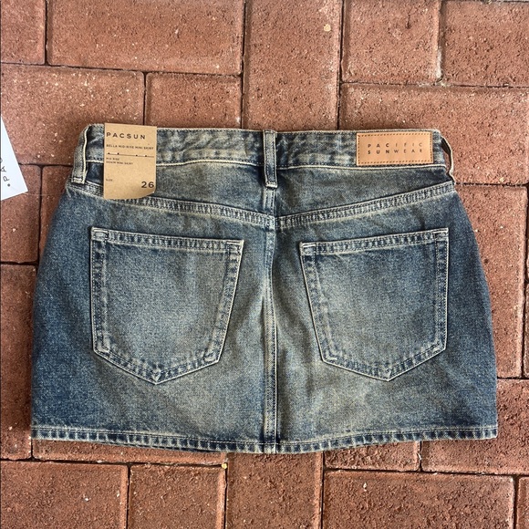 PacSun Blue Denim Mini Skirt - Picture 5 of 6